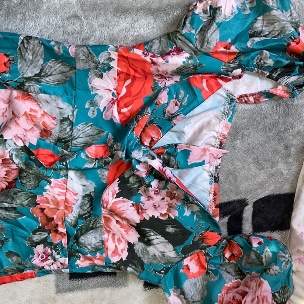 Flower mini dress